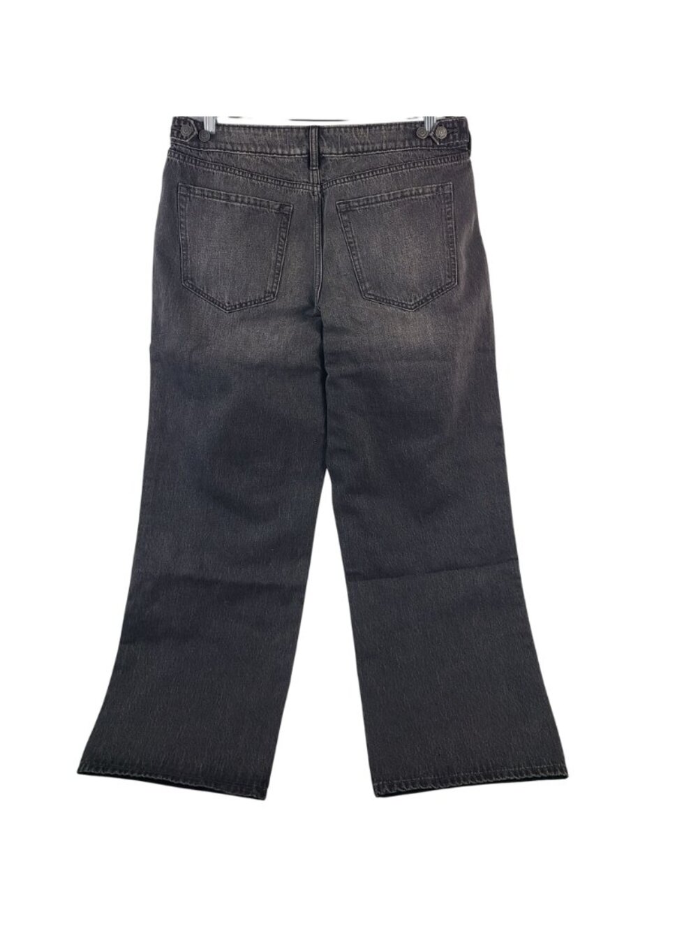 NEW Hollister Women's Low-Rise Baggy Jeans W32 Regular Black Denim Size 14R - Picture 6 of 7